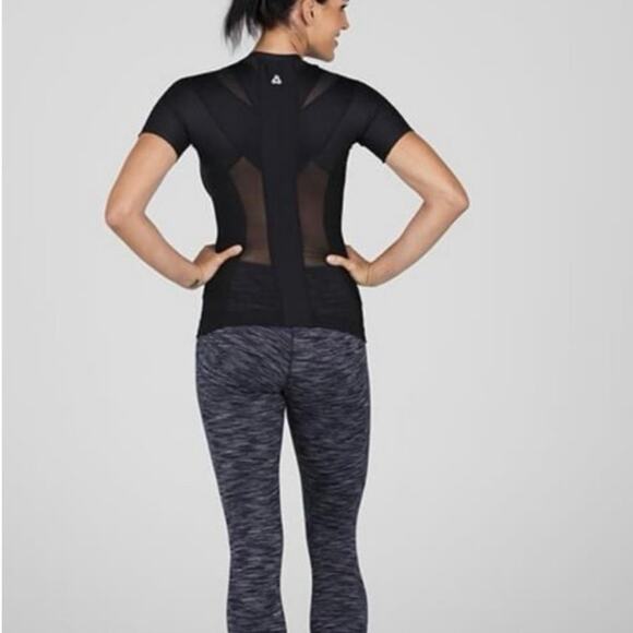 AlignMed Posture Shirt Black V Neck Pullover - Picture 1 of 5